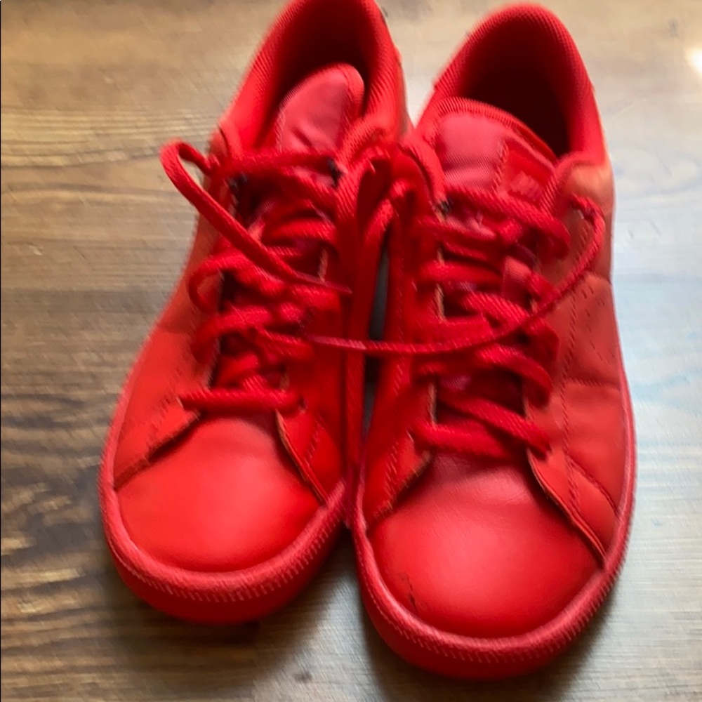 Nike red shoes